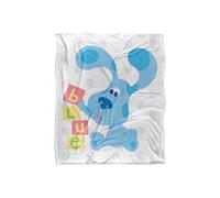 Blue's Clues Blocks Silky Touch Super Soft Throw Blanket 152 X 127 cm Blues Clues White One Size