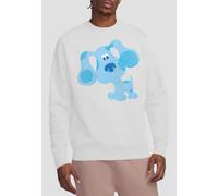 Blues Clues Blue Hug Crew Sweatshirt, White Blues Clues White L