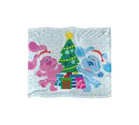Blues Clues Blue Magenta Christmas Silky Touch Super Soft Throw Blanket 152 X 127 cm Blues Clues White One Size