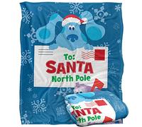 Blues Clues Blue To Santa Letter Silky Touch Super Soft Throw Blanket 152 X 127 cm
