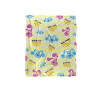 Blues Clues Blues Hanukka Pattern Silky Touch Super Soft Throw Blanket 152 X 127 cm in White Blues Clues White 152 X 127 cm