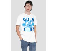 Blues Clues Get A Clue Unisex T-Shirt, White | Size: 3XL Blues Clues White 3XL