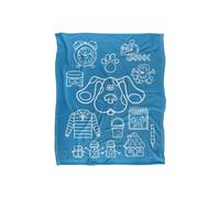 Blue's Clues Icon Collage Silky Touch Super Soft Throw Blanket 152 X 127 cm Blues Clues White One Size