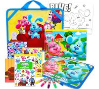 Blue's Clues Lap Desk Activity Set for Kids with Case, Coloring Book, Sticker Book, Games, Puzzles and More | Blue's Clues Travel Lapdesk Activity Pack
