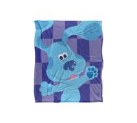 Blue's Clues Large Blue Silky Touch Super Soft Throw Blanket 152 X 127 cm Blues Clues White One Size