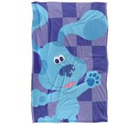 Blues Clues Large Blue Silky Touch Super Soft Throw Blanket 91 x 147 Cm
