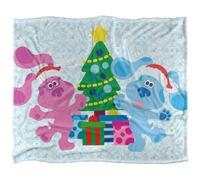 Blues Clues Silky Magenta Christmas Supersoft Blanket Multicoloured (One Size)