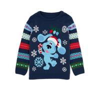 Blue's Clues & You! Boys Blue Blue Christmas Jumper - 2-3 Years