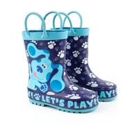 Blue's Clues & You! Boys Blue Let'S Play Print Wellington Boots with Handles - 10 UK Child