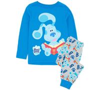 Blue's Clues & You! Boy's Long Sleeve Long Leg Pyjama Set (Kids Blue) in Blue | Size: 5-6 Years Blue's Clues & You! Blue 5-6 Years