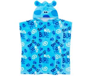 Blues Clues & You Childrens/kids Repeat Print Hooded Towel Blue (One Size)