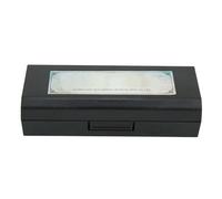 Blues Deluxe Harmonica, Blues Harmonica Key Of C, Blues Harp Mouth Organ Harmonica 10 Holes Mouthorgan with Case for Beginners(Black)