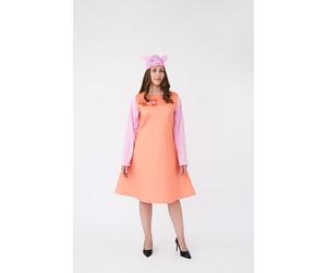 Blues Group Adults Officially Licensed Mummy Pig Womens Costume | World Book Day, Parties, and Fancy Dress | Sizes 8-20 |