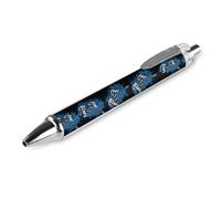 Blues Guitar Musicians Music Ballpoint Pen Retractable Roller 0.5mm Fine Pens Smooth Writing for Office 1 PCS AS PIC 1