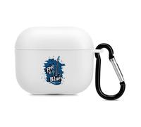 Blues Guitar Musicians Music Case Cover Compatible with AirPods 3 Protective Shell with Keychain