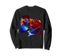 Blues Guitar Tabby Thomas Hoodoo Party By Michael Grecco Sweatshirt