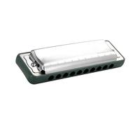 Blues Harmonica Diatonic Harmonica Blues Harp Professional Armonica Forever In Faith Mouth Organ 10 Holes Instrumentos Musicales Instruments(Green)