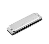 Blues Harmonica Mouth Organ 10 Hole C Key With Case, Diatonic Armonica For Professional Player Beginner