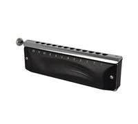 Blues Harmonica Professional Chromatic Harmonica Basic Style 12 Hole Harmonica with Leather Case for Player