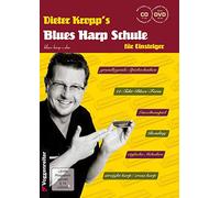 Blues Harp Schule: blues harp c-dur / für Einsteiger / grundlegende Spieltechniken / 12-Takt-Blues-Form / Einzeltonspiel / Bending / einfache Melodien /