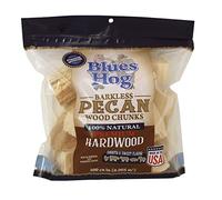 Blues Hog Barkless Pecan Wood Chunks, Premium Kiln-Dried Smoking Wood, Smooth & Sweet Flavor, Made in The USA, 300 Cu. in.