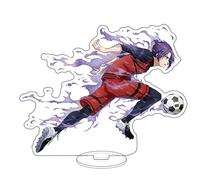 Blues Lock Stand Anime Character Isagi Yoichi Bachira Meguru Action Figure Stand Desktop Decoration Anime Fans Collections (D)