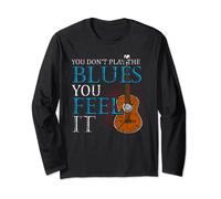 Blues Music Band Lover Guitar Teacher Tee Long Sleeve T-Shirt
