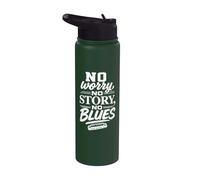Blues Music Harmonica Blues Band Musician Stainless Steel Insulated Water Bottle