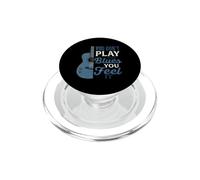 Blues Music Lovers You Don't Play The Blues Feel It PopSockets PopGrip for MagSafe