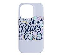 Blues Musical Design Case for iPhone 14 Pro