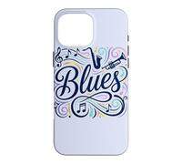 Blues Musical Design Case for iPhone 16 Pro Max