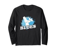 Blues Saxophone Music Long Sleeve T-Shirt