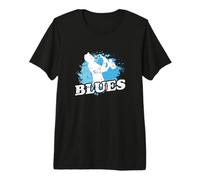 Blues Saxophone Music Premium T-Shirt