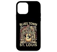 Blues Town St Louis Souvenir Men Guitar Music St Louis Case for iPhone 12 mini
