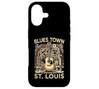 Blues Town St Louis Souvenir Men Guitar Music St Louis Case for iPhone 17