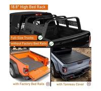 BLUESEAA Bed Rack for Full-Size Truck Without Bed Rail Fit Compatible with Ford F-150 Raptor Dodge Ram 1500 Chevy Silverado 1500 GMC Sierra 1500