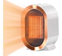 BLUESEABUY Electric Heater Fan Heater with 1200W/800W Heating Modes, Portable Space Heater for Home, Office, Bedroom - 220V, White