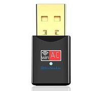 Blueshadow USB Wifi Adapter 600Mbps Dual Band 2.4G/5G Mini Wi-fi Wireless Network Dongle Adapter with High Gain Antenna For Desktop Laptop PC Support Windows XP Vista/7/8/8.1/10 Mac OS X 10.4-10.12