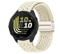 Blueshaweu 18/20/22 mm Braided Bracelets Compatible with Garmin Smartwatch, Breathable Nylon Fabric Magnetic Bracelet Compatible with Garmin Venu, Forerunner, Vivoactive Series, etc, 22mm, Nylon, No