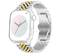 Blueshaweu 18 mm 20 mm 22 mm Metal Strap Compatible with Ice Watch - Ice Smart Series, Adjustable Stainless Steel Strap Compatible with ICE Smart 1.0/2.0/3.0/TKS 2.0, 20mm, Silicone, No Gemstone