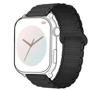 Blueshaweu 18 mm 20 mm 22 mm Strap Compatible with Ice Watch - Ice Smart Series, Soft Silicone, Fully Magnetic, Adjustable Watch Strap Compatible with Ice Smart Series Smartwatch, 20mm, Silicone, No