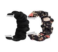 Blueshaweu 18 mm 20 mm Bracelet Compatible with Hama 8900 1.32 Inch / 8900 1.43 inches, Soft Hair Bobbles Watch Strap Compatible with Hama 8900 Smartwatch, 18mm, Silicone, No Gemstone