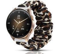 Blueshaweu 18 mm 20 mm Bracelet Compatible with Hama 8900 1.32 Inch / 8900 1.43 inches, Soft Hair Bobbles Watch Strap Compatible with Hama 8900 Smartwatch, 20mm, Silicone, No Gemstone