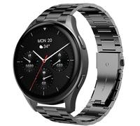 Blueshaweu 18 mm 20 mm Bracelet Compatible with Hama Smartwatch 8900 1.32 Inch / 8900 1.43 inches, Classic Stainless Steel Watch Strap Compatible with Hama 8900 Smartwatch, 18mm, Silicone, No Gemstone