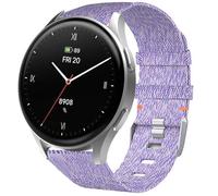 Blueshaweu 18 mm 20 mm Bracelet Compatible with Hama Smartwatch 8900 1.32 Inch / 8900 1.43 inches, Nylon Knitted Replacement Watch Strap Compatible with Hama 8900, 20mm, Silicone, No Gemstone