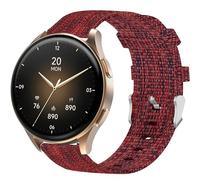 Blueshaweu 18 mm 20 mm Bracelet Compatible with Hama Smartwatch 8900 1.32 Inch / 8900 1.43 inches, Nylon Knitted Replacement Watch Strap Compatible with Hama 8900, 18mm, Silicone, No Gemstone