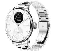 Blueshaweu 18 mm 20 mm Bracelet Compatible with Withings Smartwatch, Classic Stainless Steel Watch Strap for ScanWatch 2 38 mm / ScanWatch 2 42 mm, 18mm