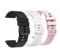 Blueshaweu 18 mm, 20 mm wristband compatible with Hama Smartwatch 8900 1.32 inches / 8900 1.43 inches, silicone watch strap, sports bracelet, compatible with Hama 8900 smartwatch, 20mm, Silicone, No