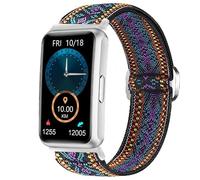 Blueshaweu 18 mm, 22 mm Adjustable Fabric Bracelets Compatible with Huakua Smartwatch, Soft and Stretchy Elasticity Replacement Strap Compatible with Huakua S2, D3, H2, G50 Smartwatch, 22mm, Silicone