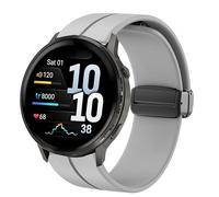 Blueshaweu 18 mm 22 mm Bracelet Compatible with Garmin Venu 4, Soft Silicone Dual Magnetic Adjustable Wristbands Compatible with Garmin Venu 4 41 mm, 45 mm, 22mm für Venu 4 45mm, Silicone, No Gemstone